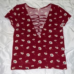 Floral crop top